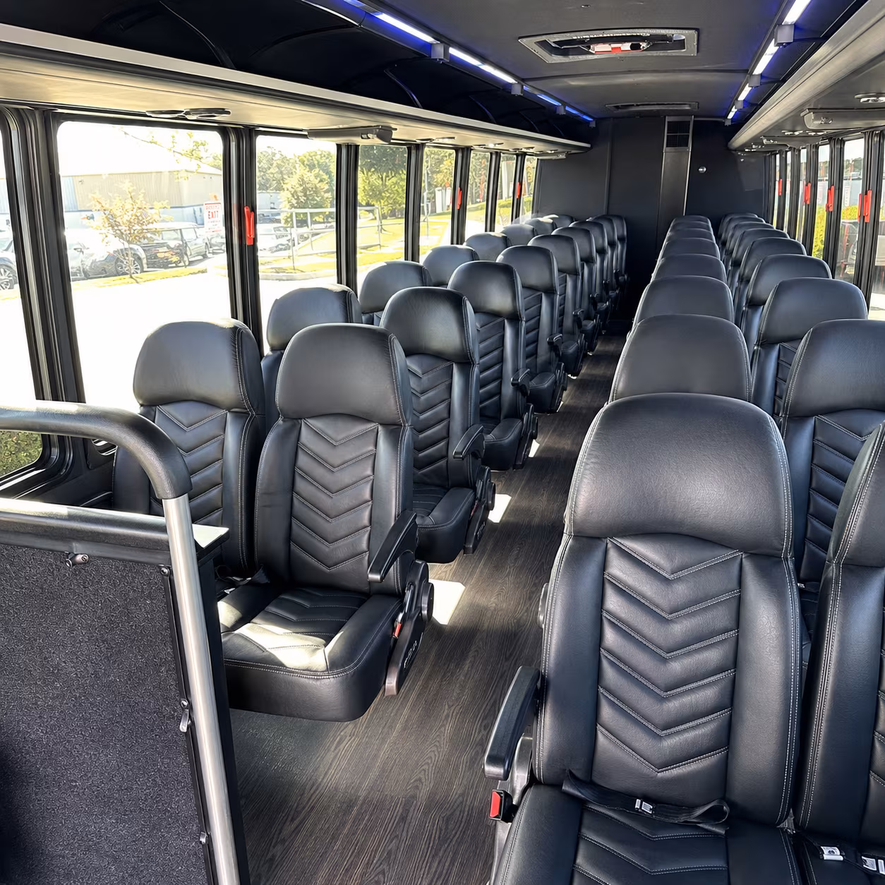 35 passenger minibus interior