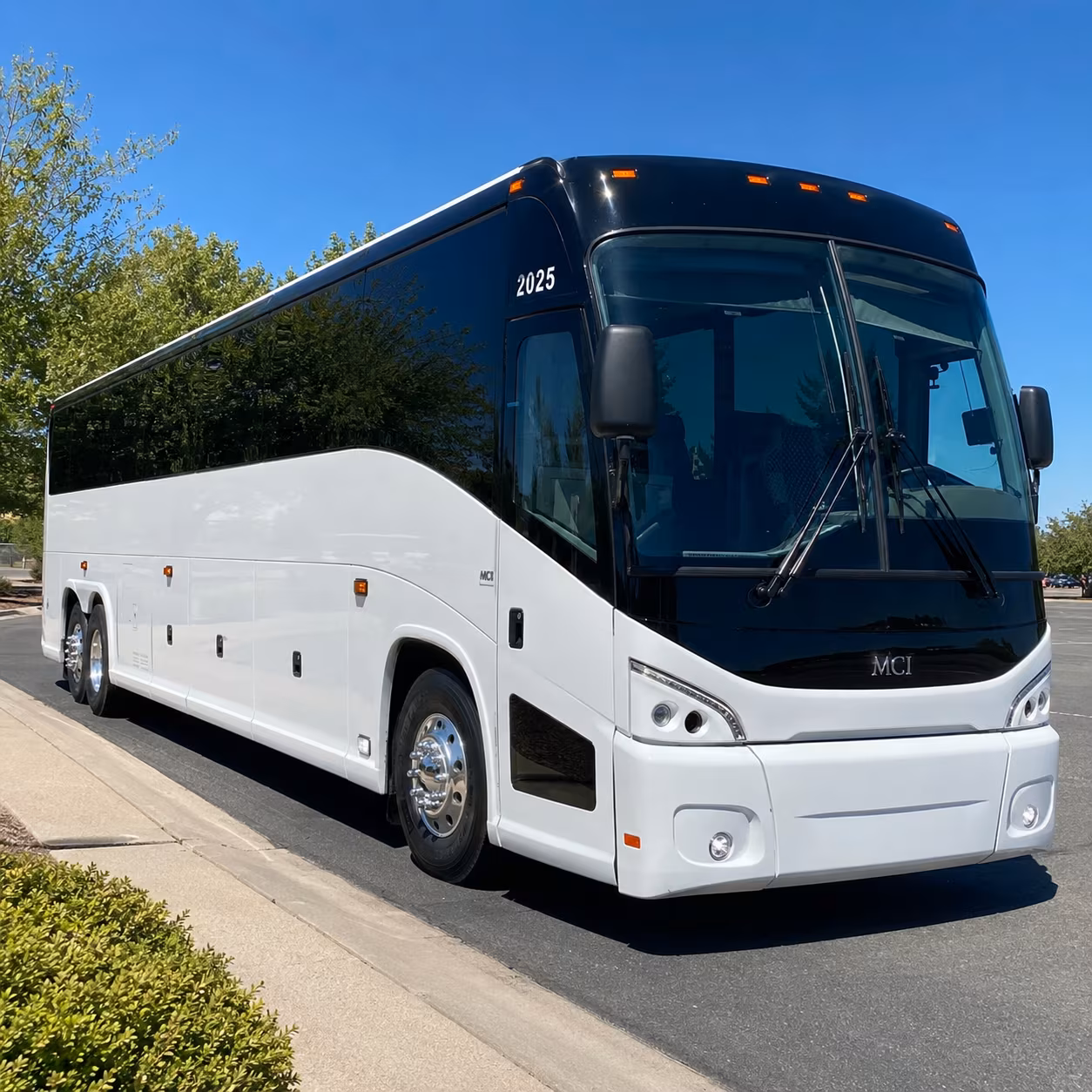 corporate event and conference buses during hotter n hell hundred weekend