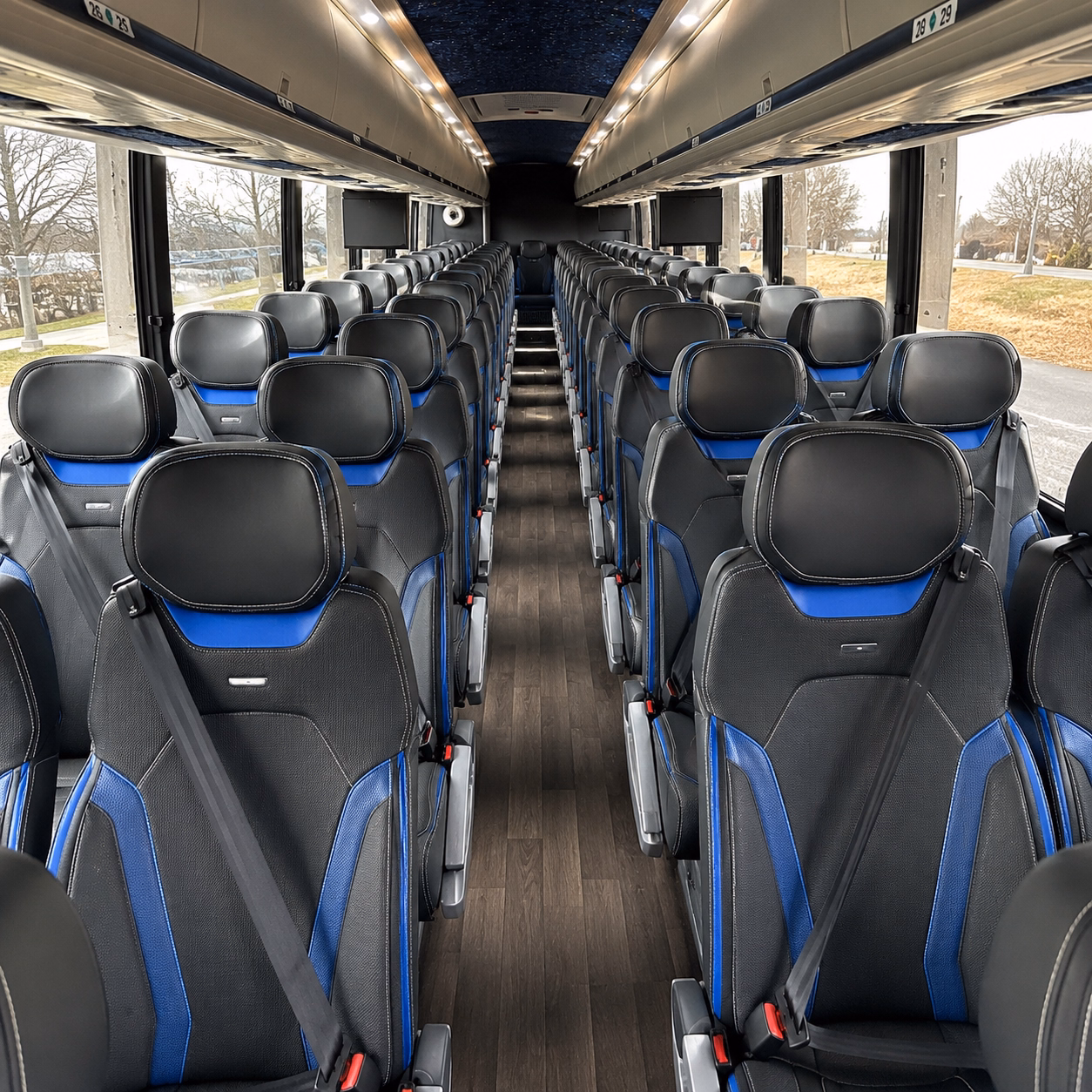 wichita falls charter bus rental inside